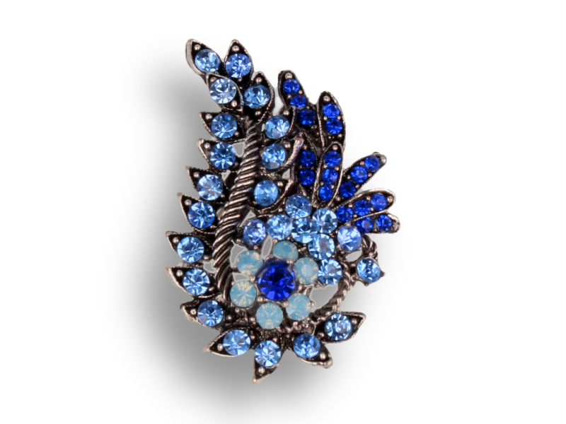 BROSZKA damska z kryształkami