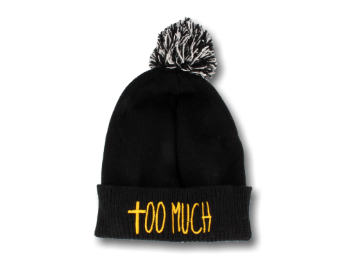 CZAPKA BEANIE TOO MUCH z pomponem
