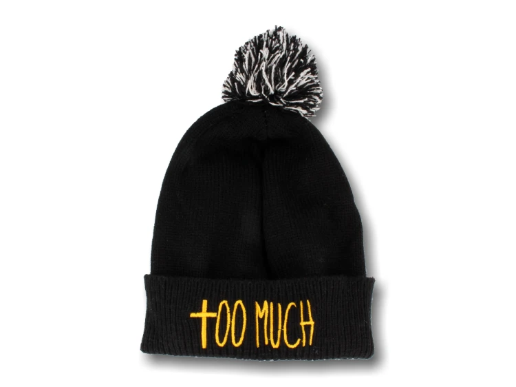 CZAPKA BEANIE TOO MUCH z pomponem