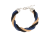 BRANSOLETKA pleciona trzy kolory