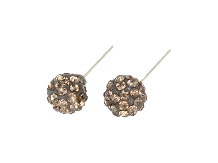 KOLCZYKI Shamballa - średnica kulki 10 mm