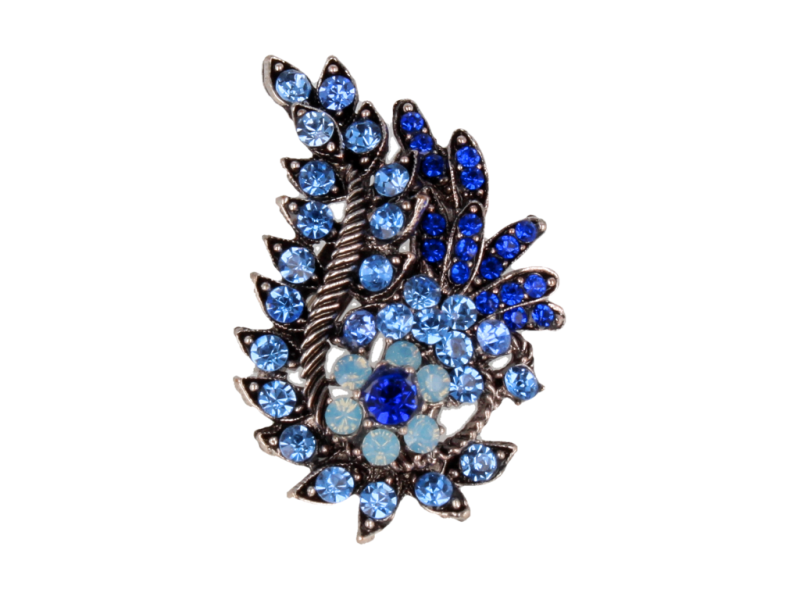 BROSZKA damska z kryształkami