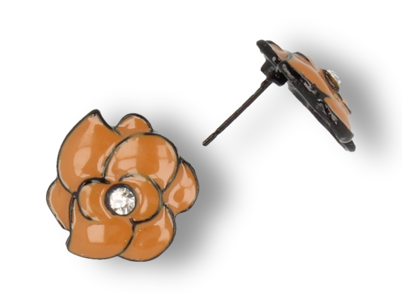 Kolczyki damskie w kształcie kwiatka