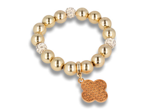 BRANSOLETKA damska z kulkami Shamballa