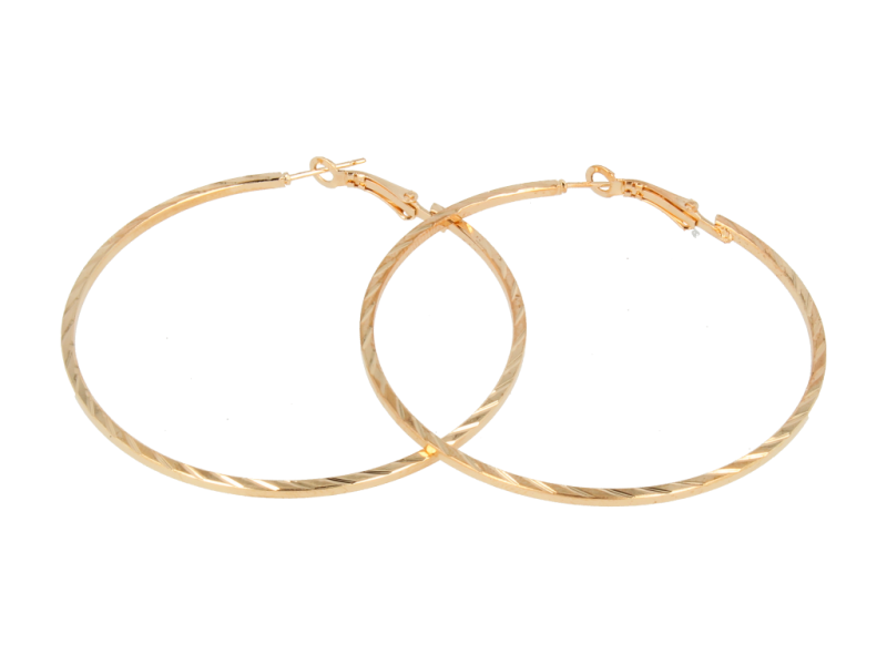 Kolczyki  duże koła złote